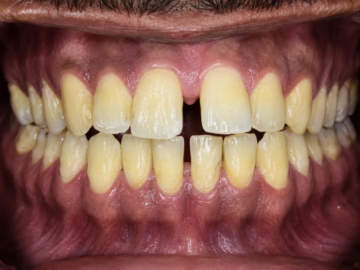 Whitening visual simulation example - Before view